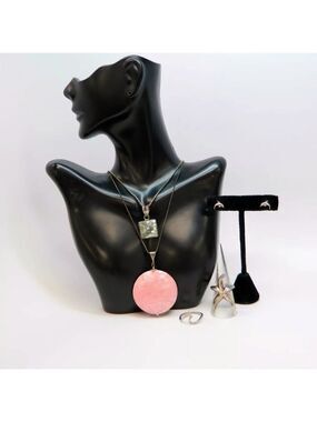 Beachy 925 MoP Shell Pendant Necklaces Dolphin Earrings & Starfish & Wave Rings